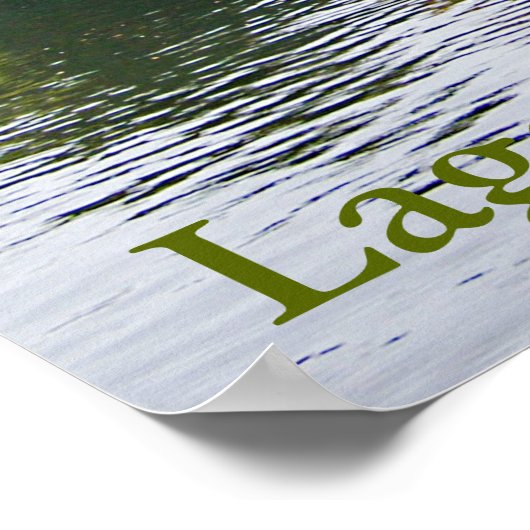 Lago Camecuaro Poster (Ecke)