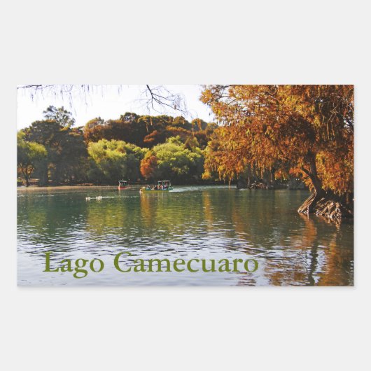 Lago Camecuaro Sticker (Vorderseite)