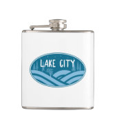 Lago City Colorado Außenbereich Flachmann (Vorderseite)