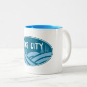 Lago City Colorado Außenbereich Zweifarbige Tasse (VorderseiteRechts)