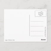 Lago di Braies in den Dolomiten in Italien Postkarte (Rückseite)