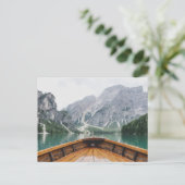 Lago di Braies, Pragser Wildsee - Lake Prags Italy Postkarte (Stehend Vorderseite)