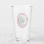 Lago di Como Italien Abzeichen Glas (Rückseite)