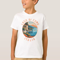 Lago di Como Italien Reise Kunst Vintage