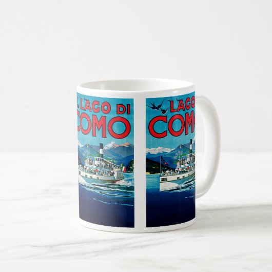 Lago di Como Kaffeetasse (VorderseiteRechts)