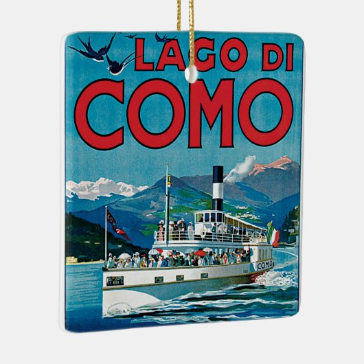 Lago di Como Keramikornament (Rechts)