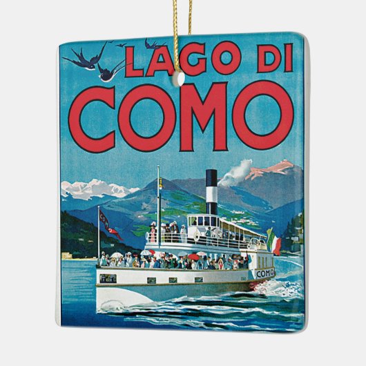 Lago di Como Keramikornament (Links)