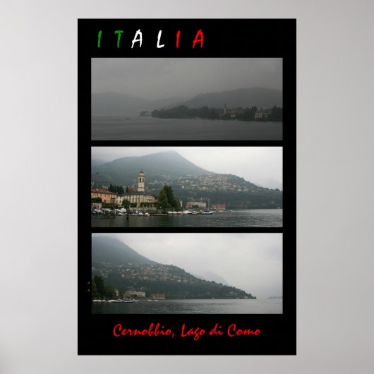 Lago di Como Poster (Vorne)