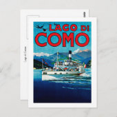 Lago di Como Postkarte (Vorne/Hinten)
