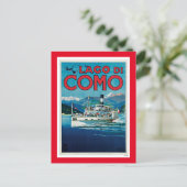 Lago di Como Postkarte (Stehend Vorderseite)