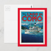 Lago di Como Postkarte (Vorne/Hinten)