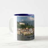 Lago di Como (See Como) Zweifarbige Tasse (Vorderseite Links)