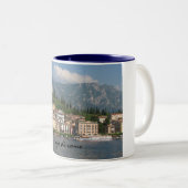 Lago di Como (See Como) Zweifarbige Tasse (VorderseiteRechts)
