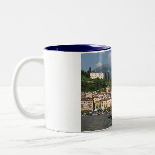 Lago di Como (See Como) Zweifarbige Tasse (Links)
