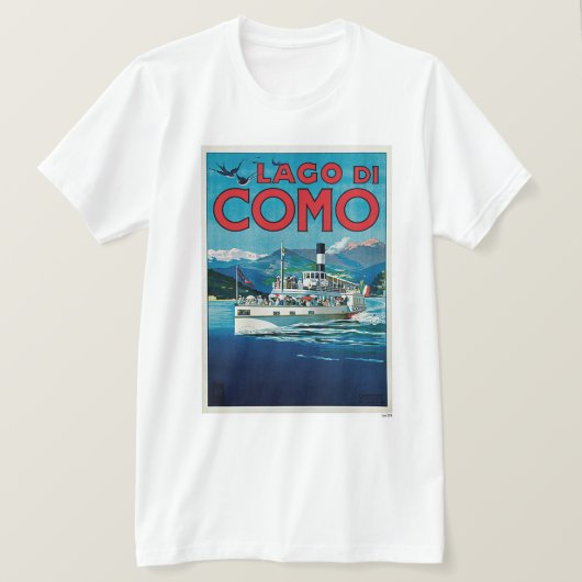 Lago di Como T-Shirt (Design vorne)