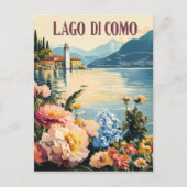 Lago Di Como Travel Postcard Postkarte (Vorderseite)
