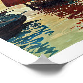 Lago di Garda Poster (Ecke)