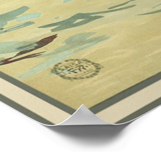 Lago di Garda Poster (Ecke)