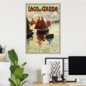 Lago di Garda Poster (Heimbüro)