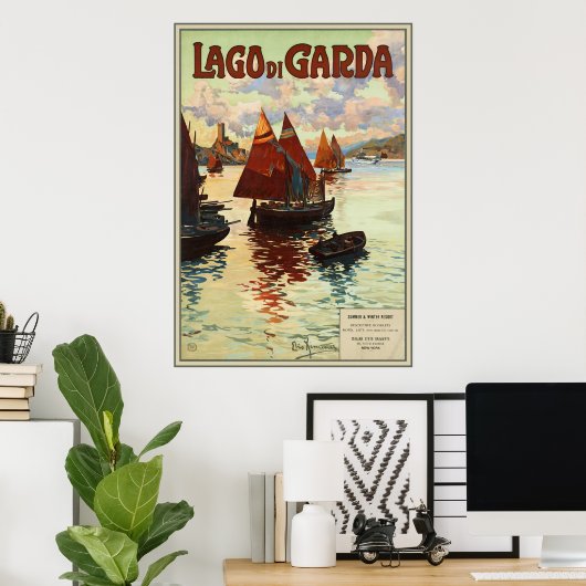 Lago di Garda Poster (Heimbüro)
