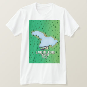 Lago di Ledro Terento Italien. T-Shirt