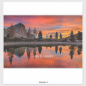 Lago di Limides, Lake Limides, Italien Aufkleber (Blatt)