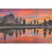 Lago di Limides, Lake Limides, Italien Aufkleber (Vorderseite)