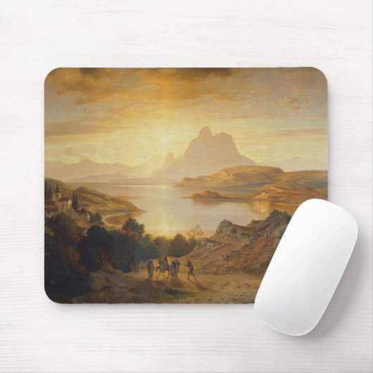 Lago di Lugano - Albert Zimmermann Mousepad (Mit Mouse)