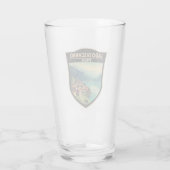 Lago di Scanno Italia Reisen Vintag Glas (Rückseite)