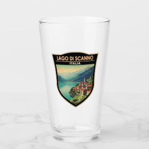 Lago di Scanno Italia Reisen Vintag Glas