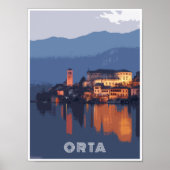 Lago d'Orta Poster (Vorne)