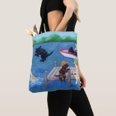 Lago Fun Labradors Painting Tasche (Von Nahem)