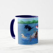 Lago Fun Labradors Painting Tasse (Vorderseite Links)