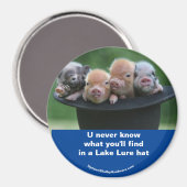 Lago-Hut Magnet (Vorderseite/Rückseite)