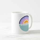 Lago K Retro Rainbow Tasse (VorderseiteRechts)