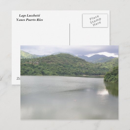 Lago Lucchetti Yauco Postkarte (Vorne/Hinten)