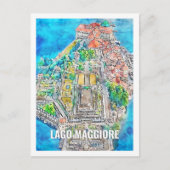 Lago Maggiore Italien Fantastische Bergwelten Postkarte (Vorderseite)