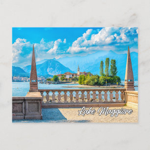 Lago Maggiore, Italien Postkarte