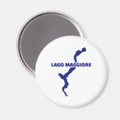 Lago Maggiore Magnet (Vorderseite/Rückseite)