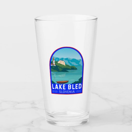 Lago Maggiore - Slowenien Reisen Retro Reisen Vint Glas (Vorderseite)