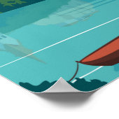 Lago Maggiore - Slowenien Reisen Retro Reisen Vint Poster (Ecke)