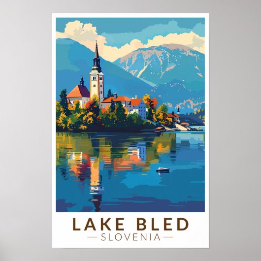 Lago Maggiore - Slowenien Vintage Poster (Vorne)