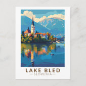 Lago Maggiore - Slowenien Vintage Postkarte (Vorderseite)