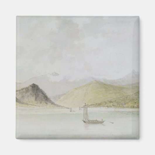 Lago Maggiore (w/c, Stift, Tinte und Grafit auf Pa Magnet (Vorne)