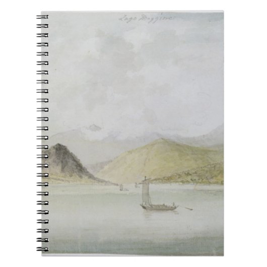 Lago Maggiore (w/c, Stift, Tinte und Graphit auf Notizblock (Vorderseite)