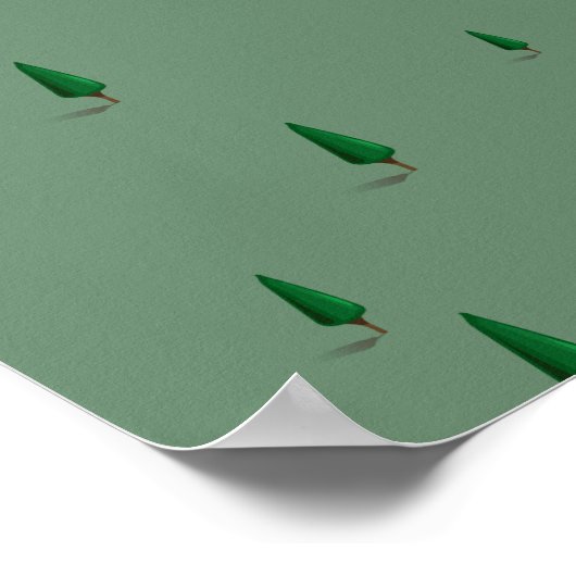 Lago Okeechobee Florida Karte. Poster (Ecke)