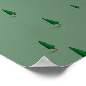 Lago Okeechobee Florida Karte. Poster (Ecke)