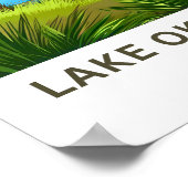 Lago Okeechobee Florida Travel Print Poster (Ecke)