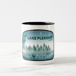 Lago Pleasant Arizona Deer Zweifarbige Tasse