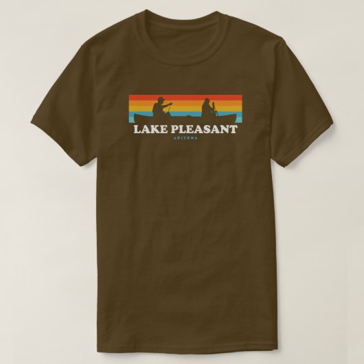 Lago Pleasant Arizona Kanu T-Shirt (Design vorne)
